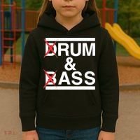 Funny Drum & Bass / Rum & Ass Lovers Kids Hoodie thumb 3