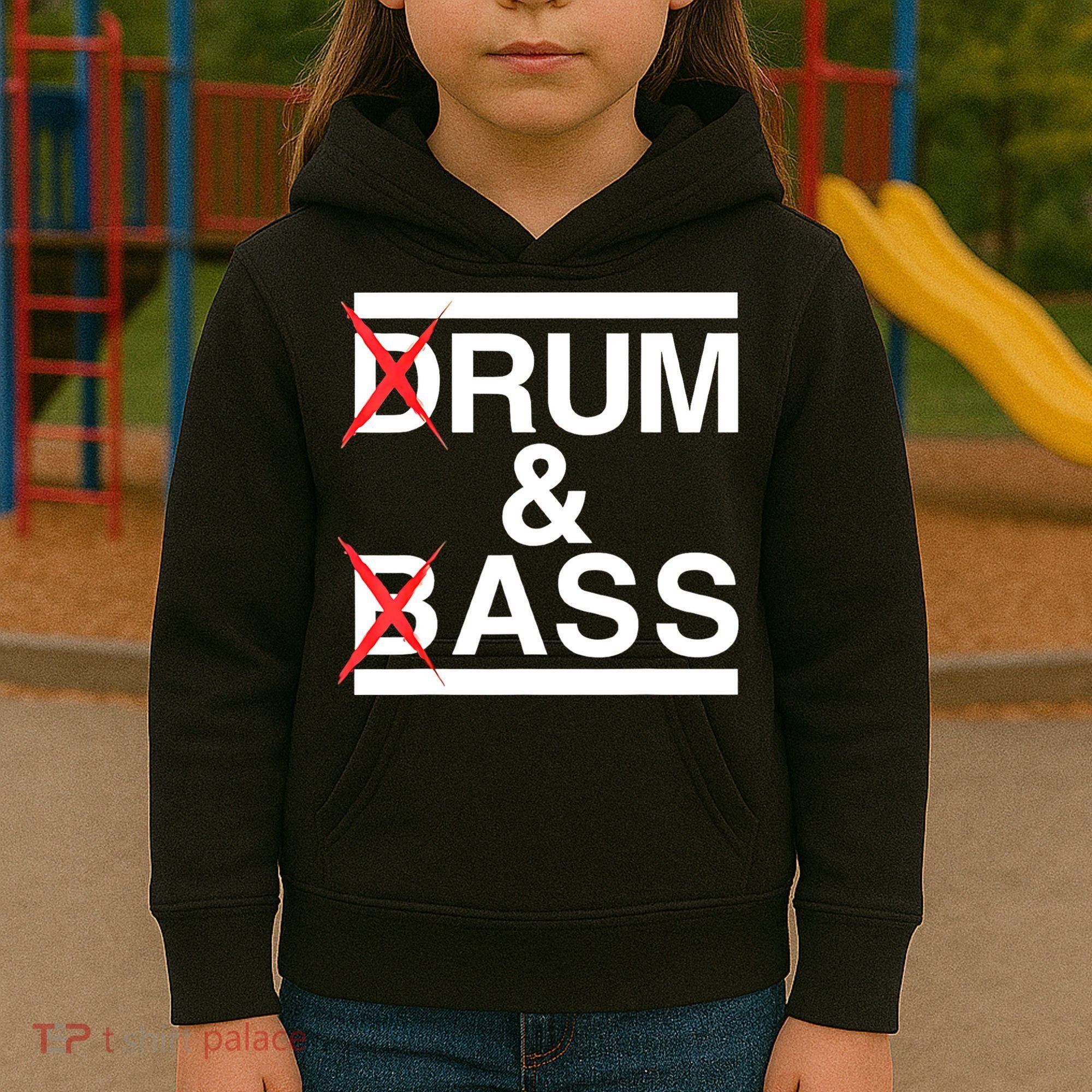 Funny Drum & Bass / Rum & Ass Lovers Kids Hoodie