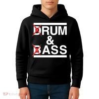 Funny Drum & Bass / Rum & Ass Lovers Kids Hoodie thumb 4