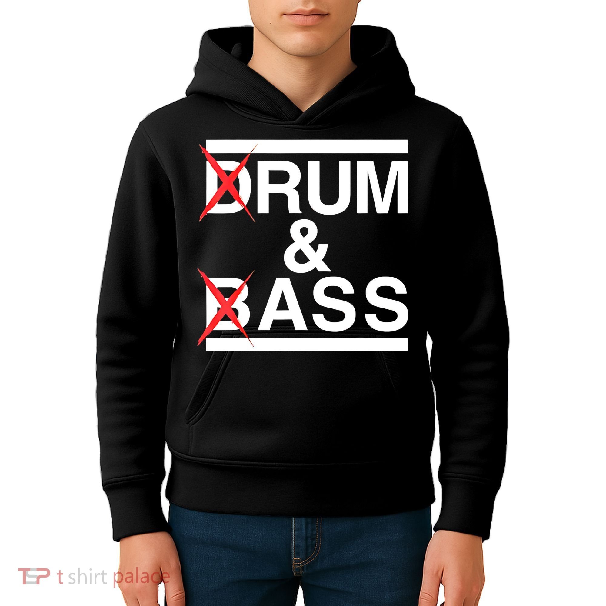 Funny Drum & Bass / Rum & Ass Lovers Kids Hoodie