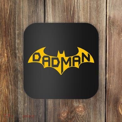 Funny Dad Birthday Present Idea Dadman Son Birth Coaster