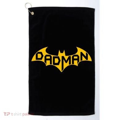 Funny Dad Birthday Present Idea Dadman Son Birth Golf Towel