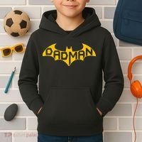 Funny Dad Birthday Present Idea Dadman Son Birth Kids Hoodie thumb 2