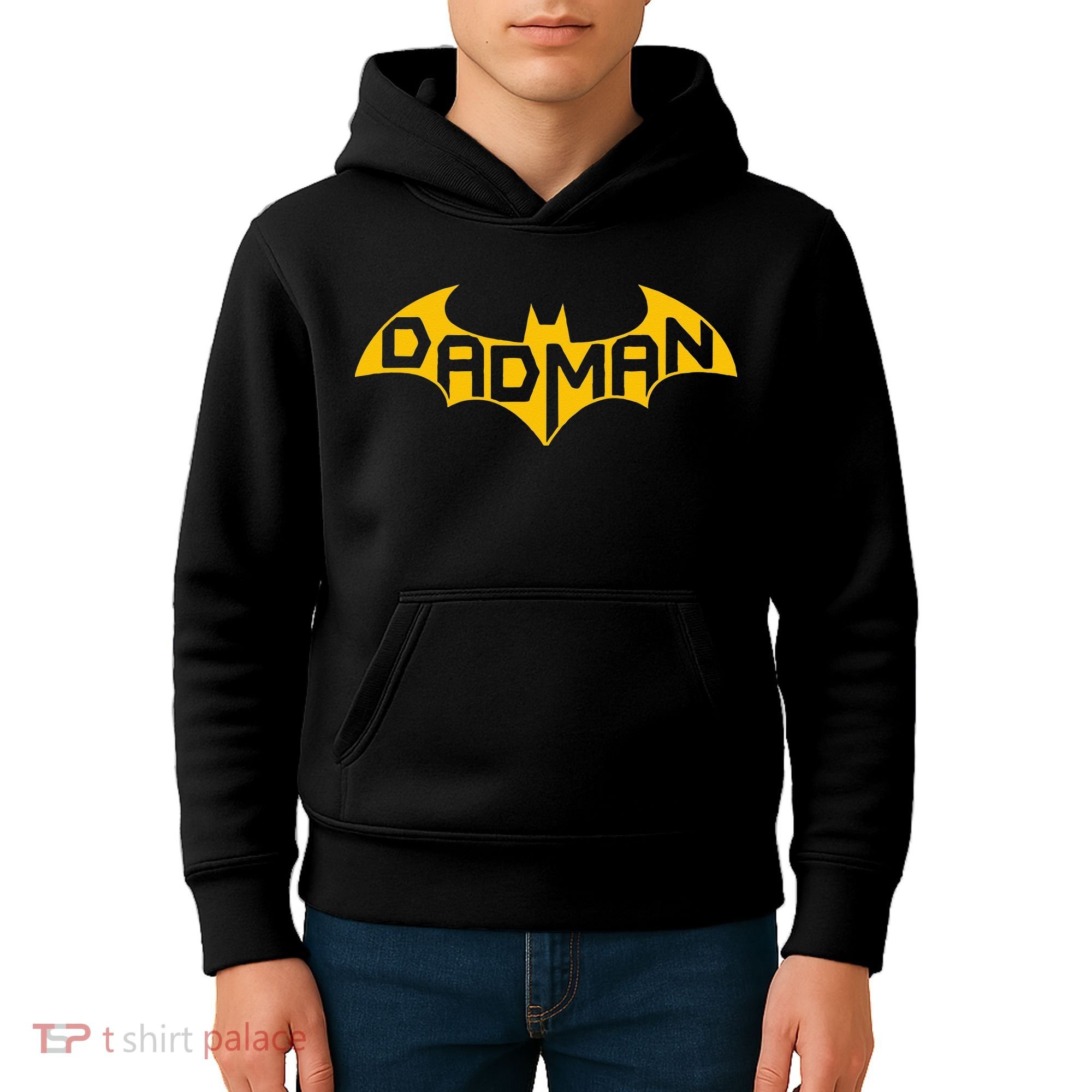 Funny Dad Birthday Present Idea Dadman Son Birth Kids Hoodie
