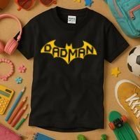 Funny Dad Birthday Present Idea Dadman Son Birth Kids T-Shirt thumb 3