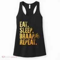 Funny Dirt Bike Art Motocross Biking Dirt Bike Women's Tank Top thumb 0