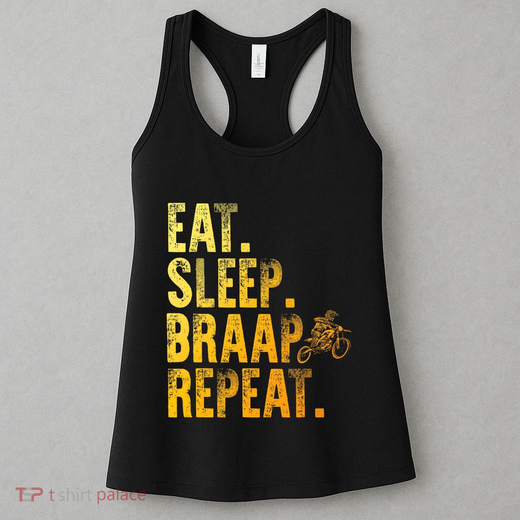Funny Dirt Bike Art Motocross Biking Dirt Bike Women's Tank Top