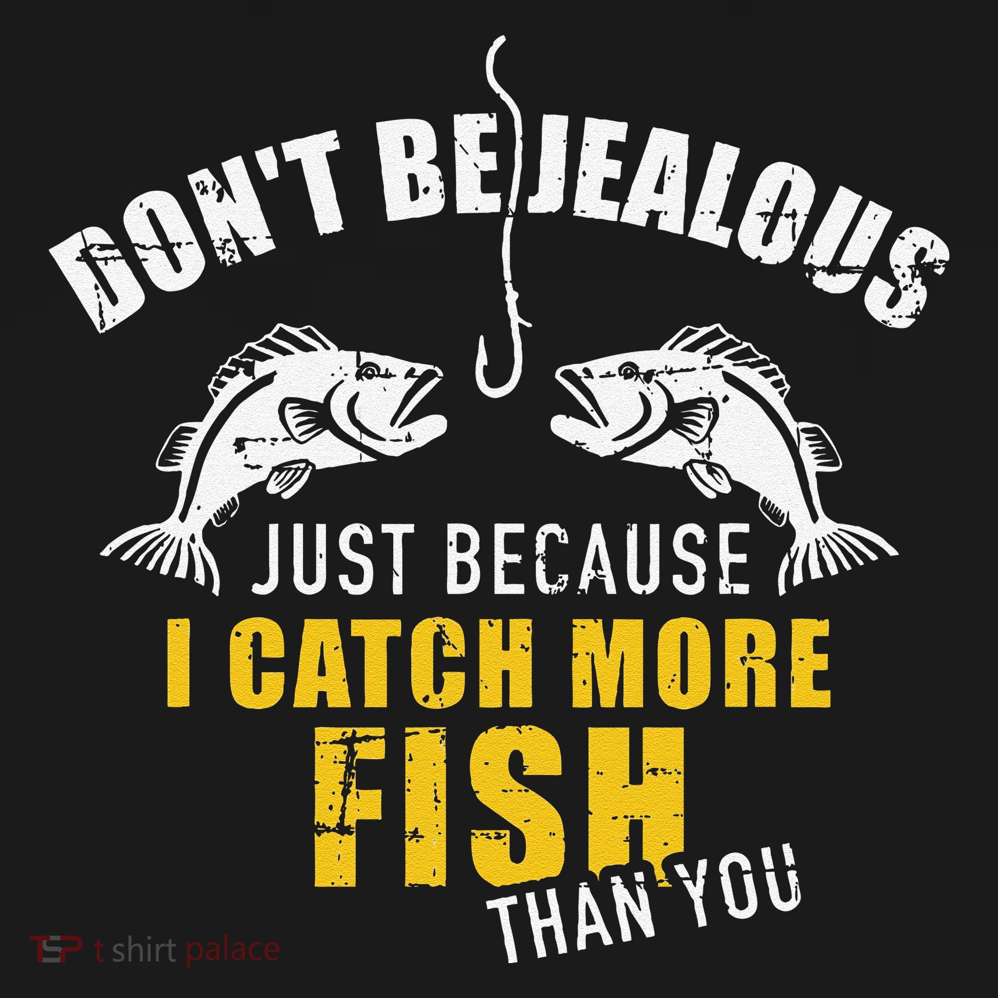 Fishing DonT Be Jealous Just Because I Catch More Fish You Ornament