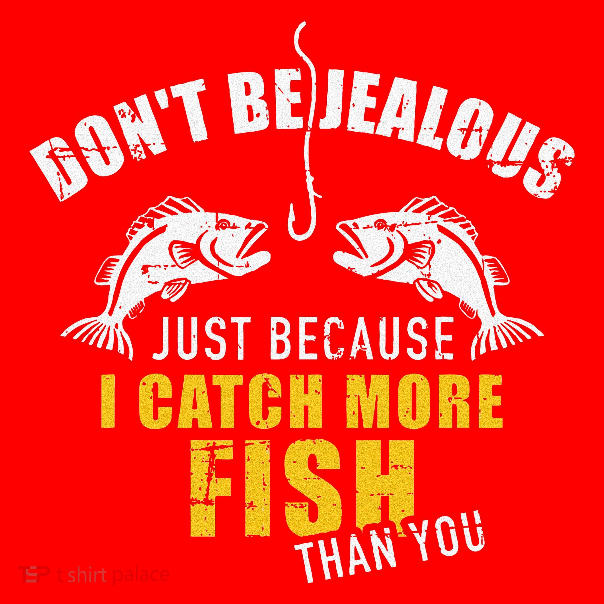 Fishing DonT Be Jealous Just Because I Catch More Fish You Santa Hat