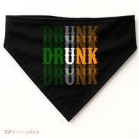 Funny Drunk Blur St Patricks Day USA-Made Doggie Bandana thumb 0
