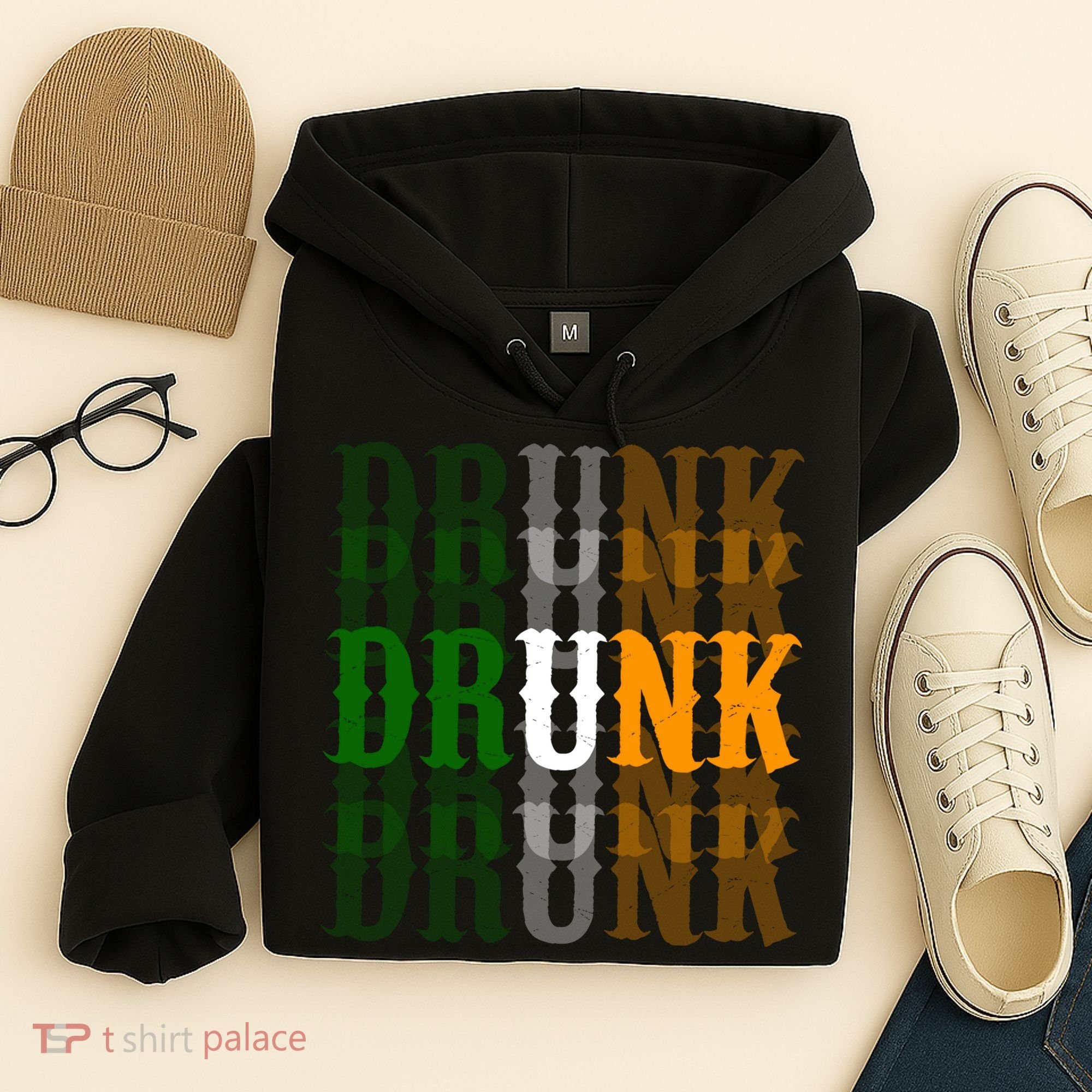 Funny Drunk Blur St Patricks Day Hoodie