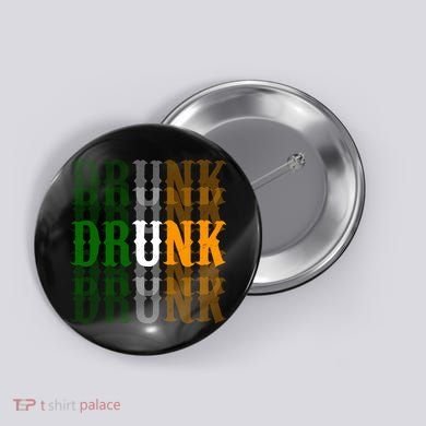 Funny Drunk Blur St Patricks Day Button