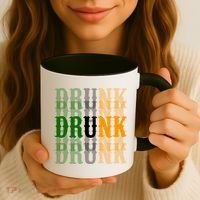 Funny Drunk Blur St Patricks Day Coffee Mug thumb 3