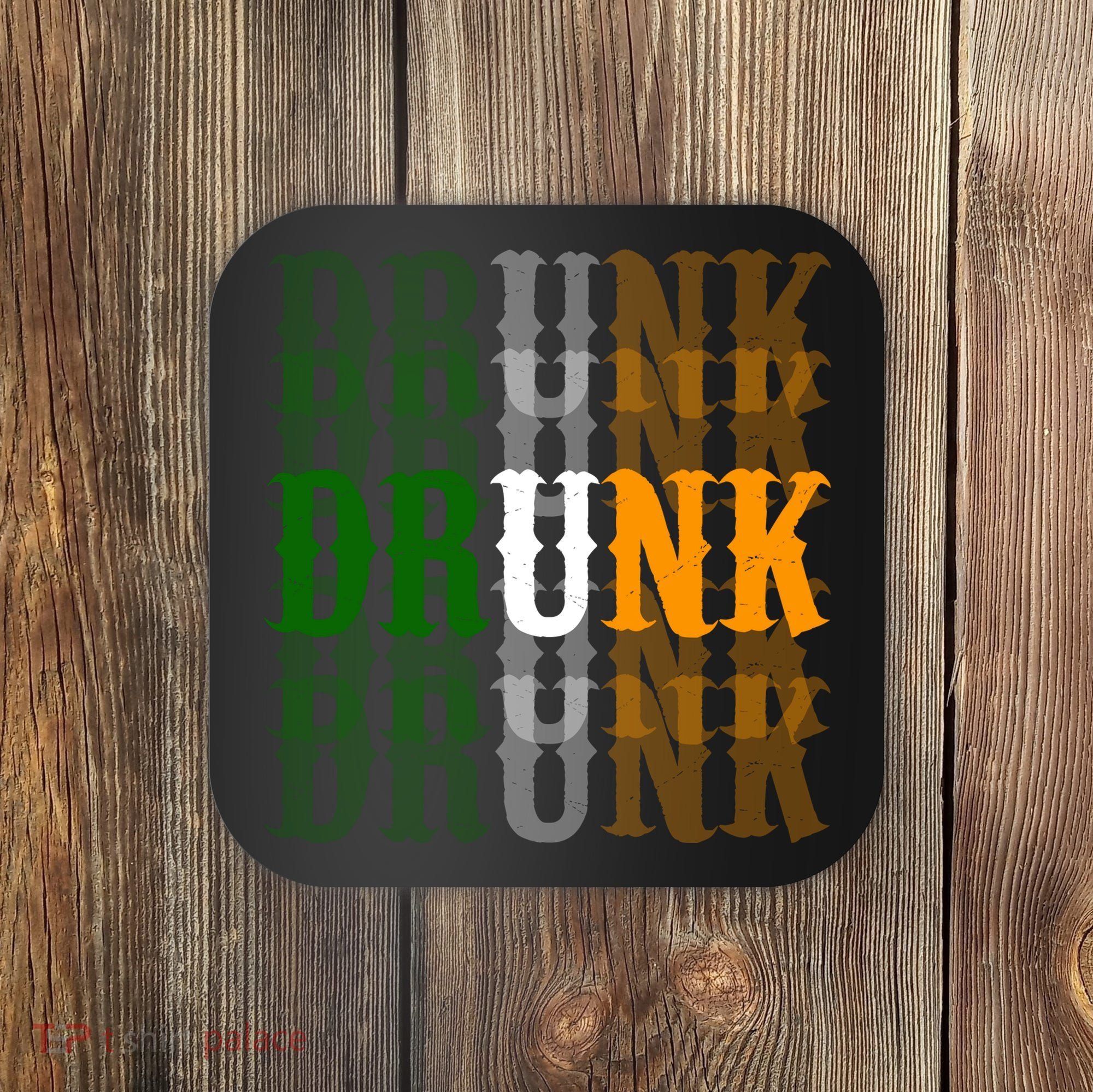 Funny Drunk Blur St Patricks Day Coaster