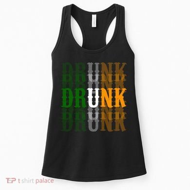 Funny Drunk Blur St Patricks Day Women's Tank Top