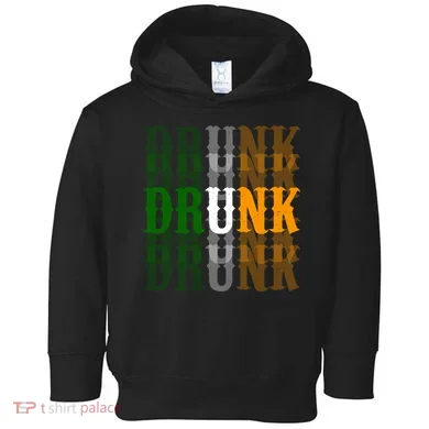 Funny Drunk Blur St Patricks Day Toddler Hoodie