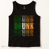 Funny Drunk Blur St Patricks Day Tank Top thumb 2