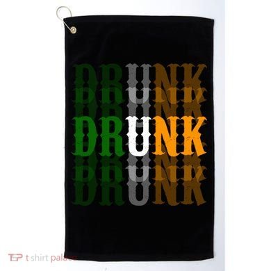 Funny Drunk Blur St Patricks Day Golf Towel