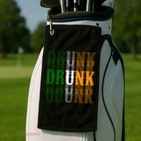 Funny Drunk Blur St Patricks Day Golf Towel thumb 2