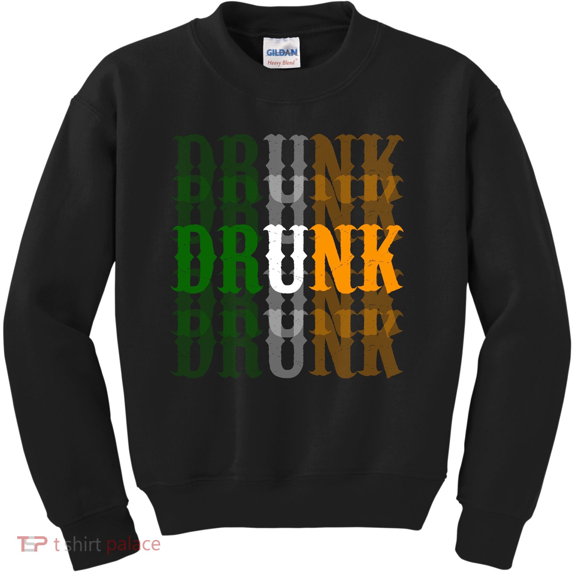 Funny Drunk Blur St Patricks Day Kids Sweatshirt