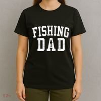 Fishing Dad Classic Bold Font FatherS Day Daddy T-Shirt thumb 4