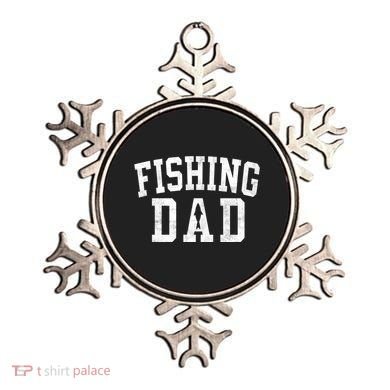 Fishing Dad Classic Bold Font FatherS Day Daddy Ornament