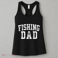 Fishing Dad Classic Bold Font FatherS Day Daddy Women's Tank Top thumb 3