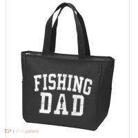 Fishing Dad Classic Bold Font FatherS Day Daddy Tote Bag thumb 3