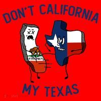 Funny Don't California My Texas Santa Hat thumb 1