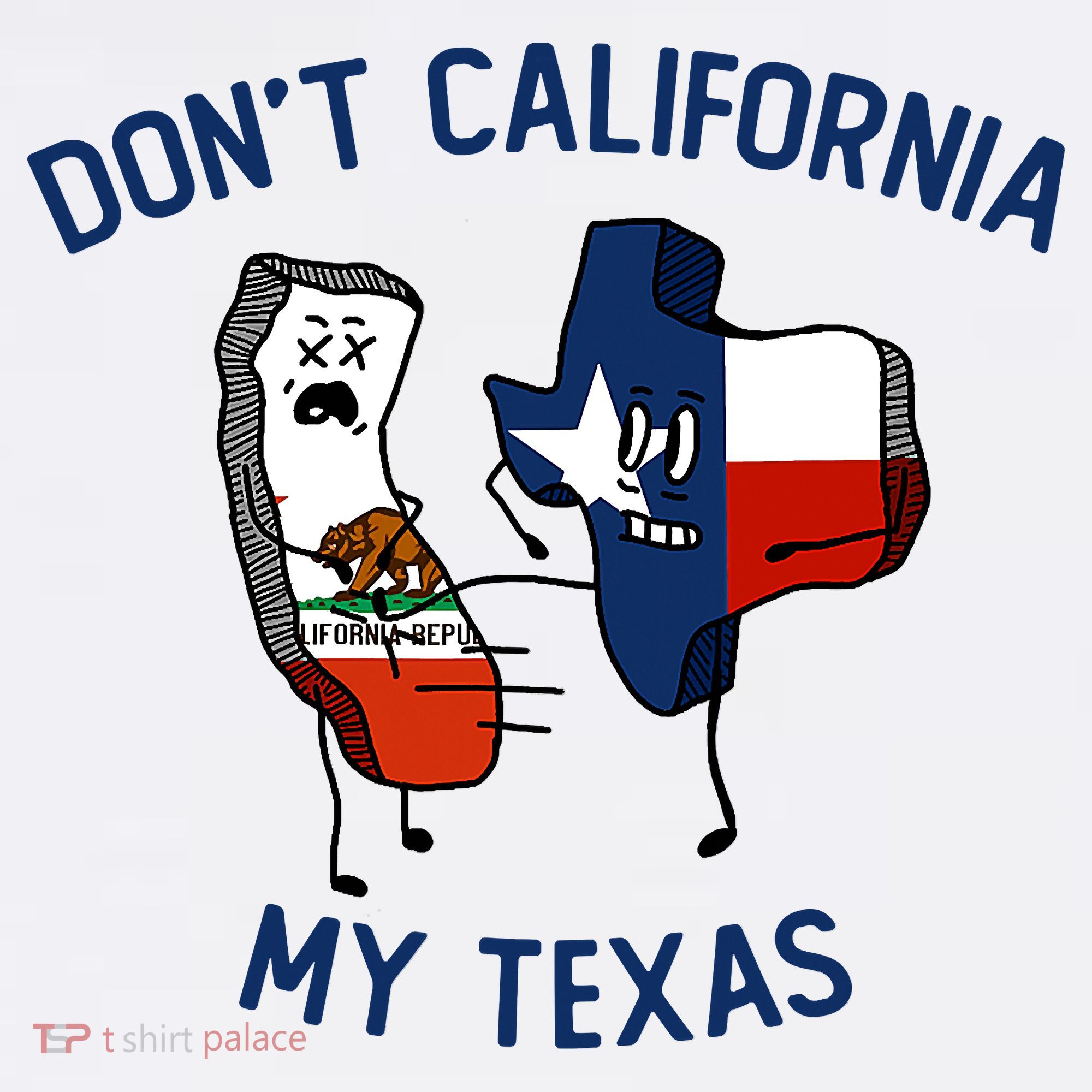 Funny Don't California My Texas Golf Towel