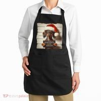 Funny Dachshund Christmas Dear Santa I Can Explain Weiner Apron thumb 2