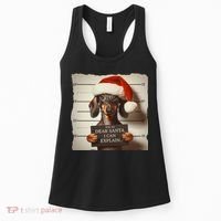 Funny Dachshund Christmas Dear Santa I Can Explain Weiner Women's Tank Top thumb 0