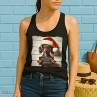 Funny Dachshund Christmas Dear Santa I Can Explain Weiner Women's Tank Top thumb 2