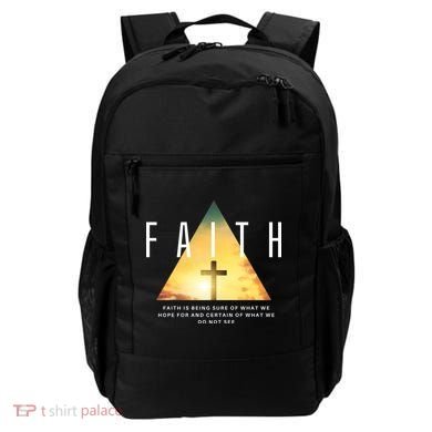 Faith Definition Cross Jesus Backpack