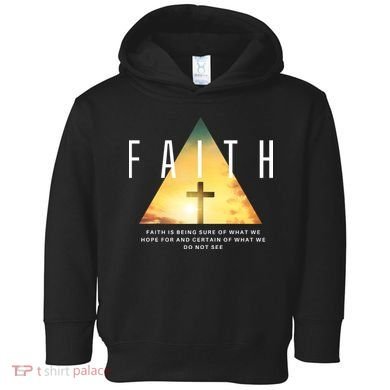 Faith Definition Cross Jesus Toddler Hoodie