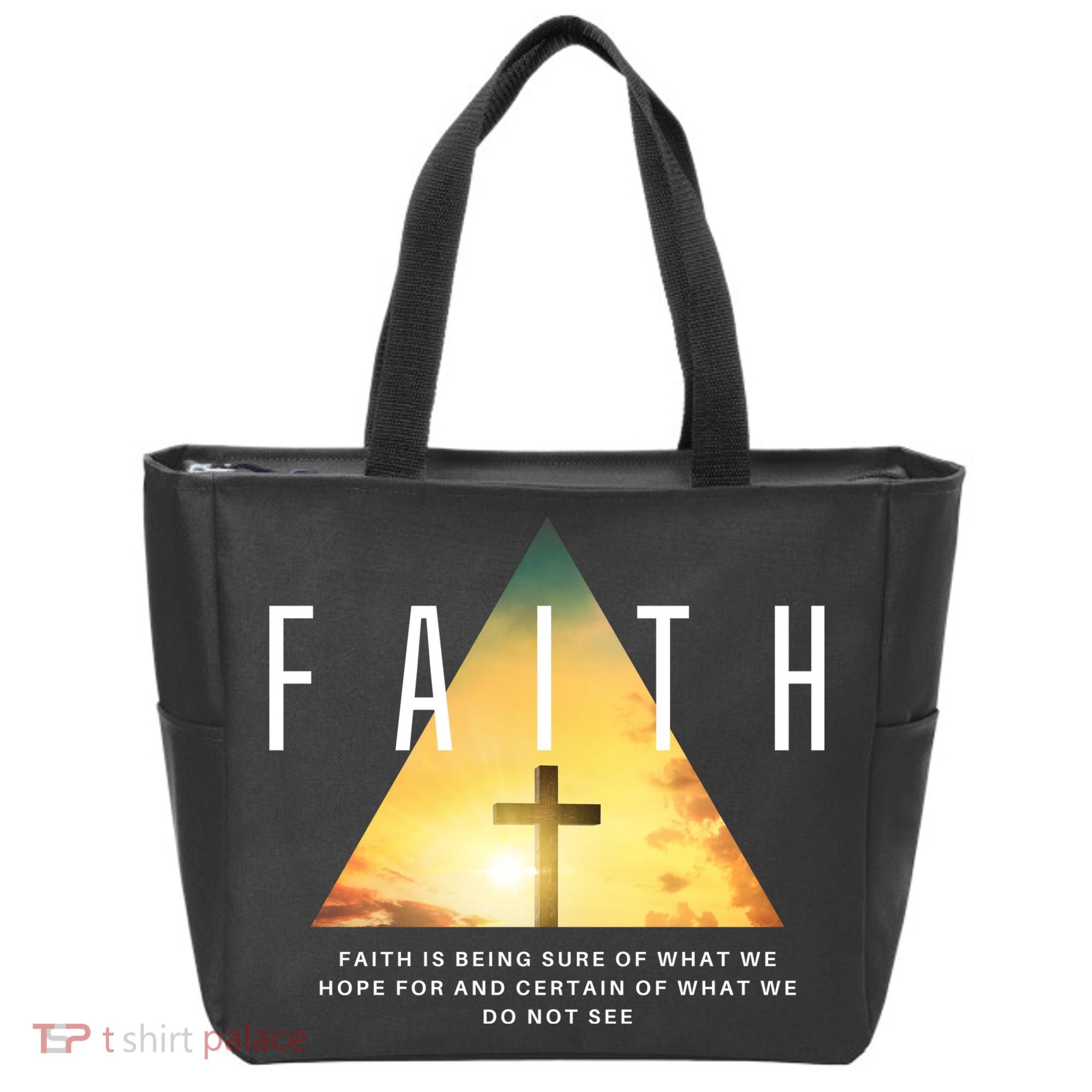 Faith Definition Cross Jesus Tote Bag