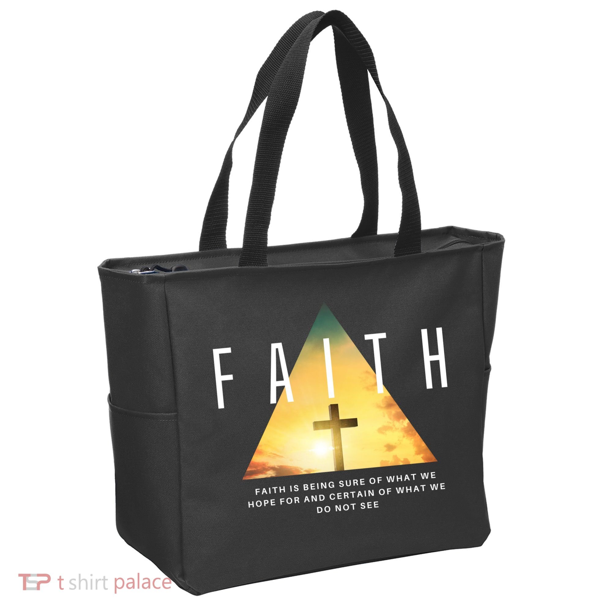 Faith Definition Cross Jesus Tote Bag