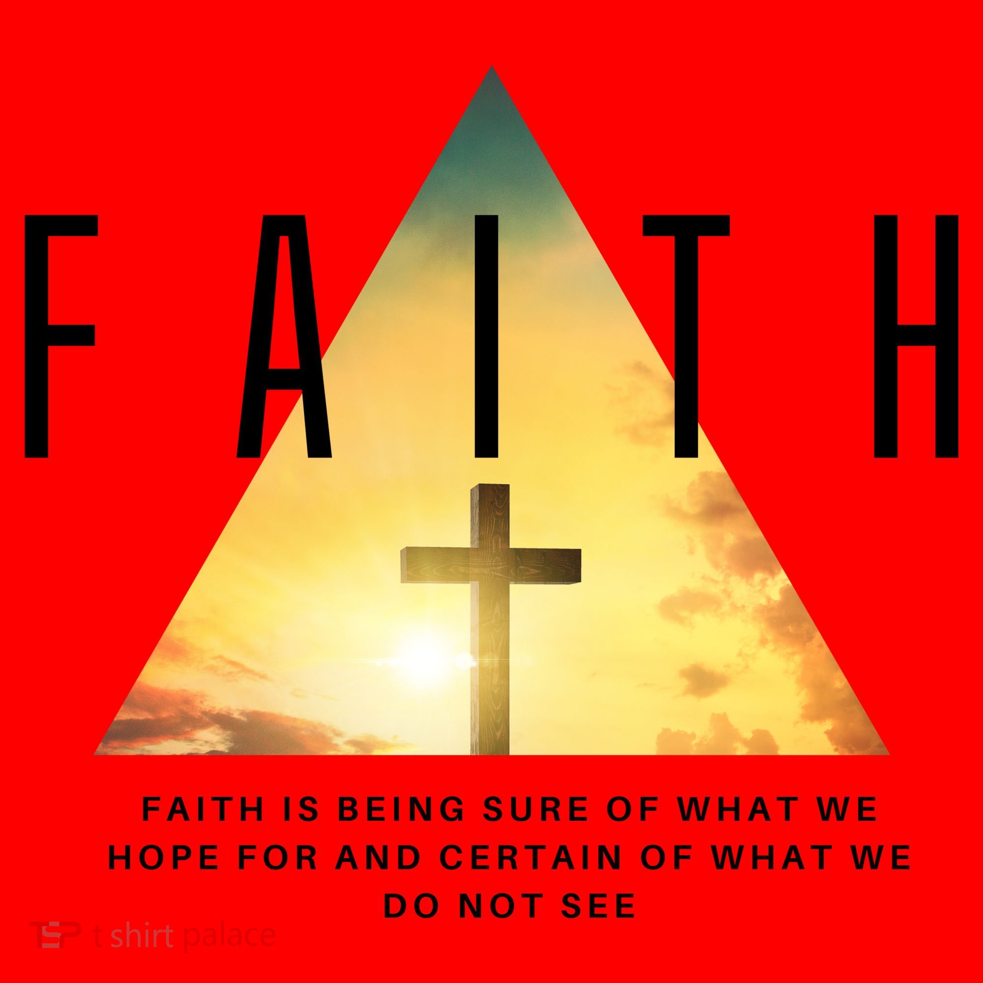 Faith Definition Cross Jesus Santa Hat