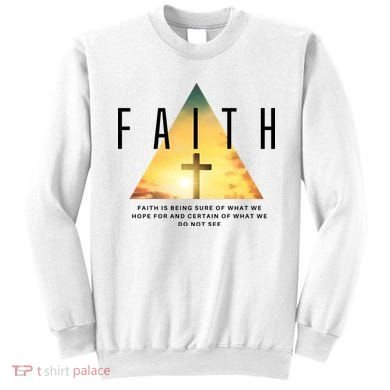 Faith Definition Cross Jesus Sweatshirt