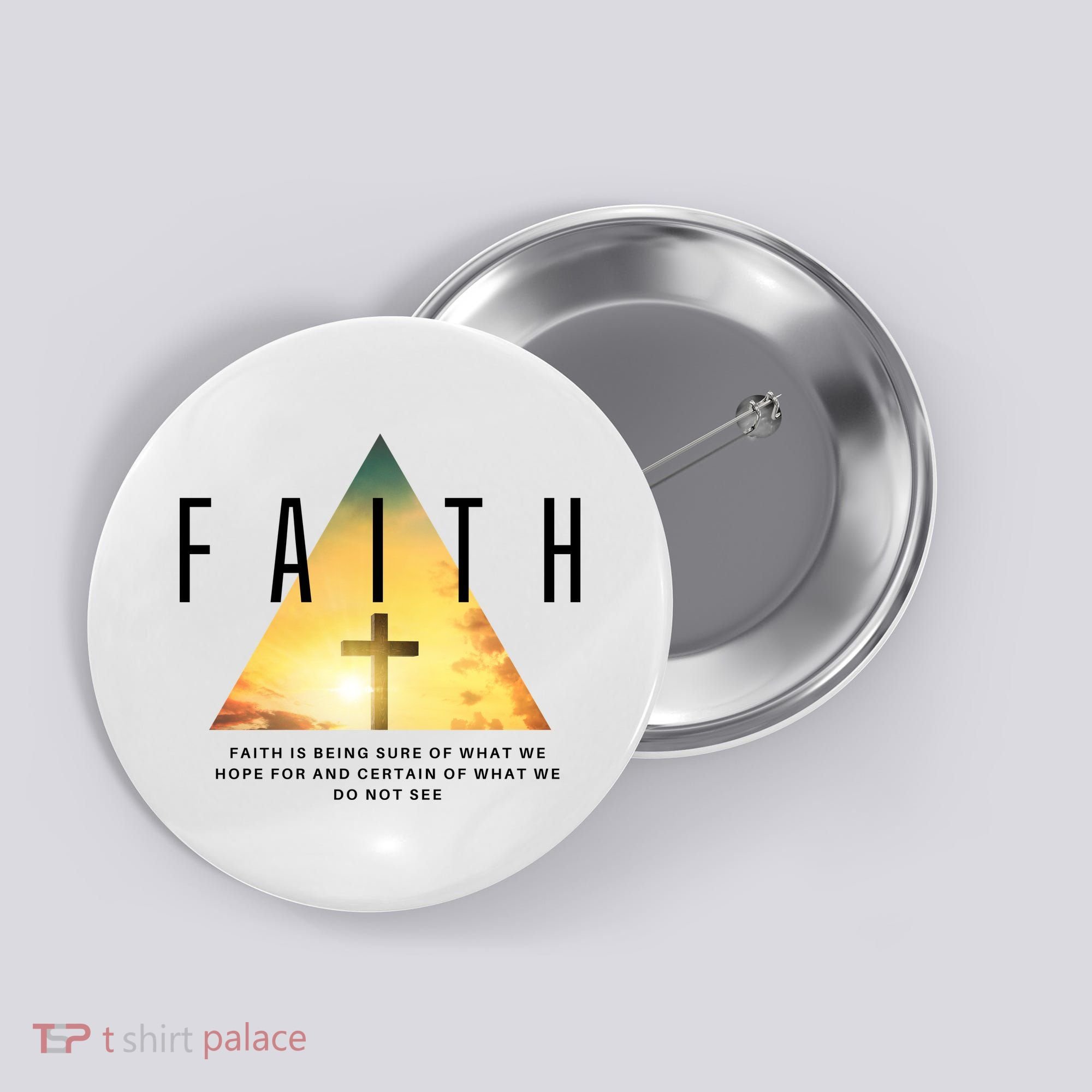 Faith Definition Cross Jesus Button