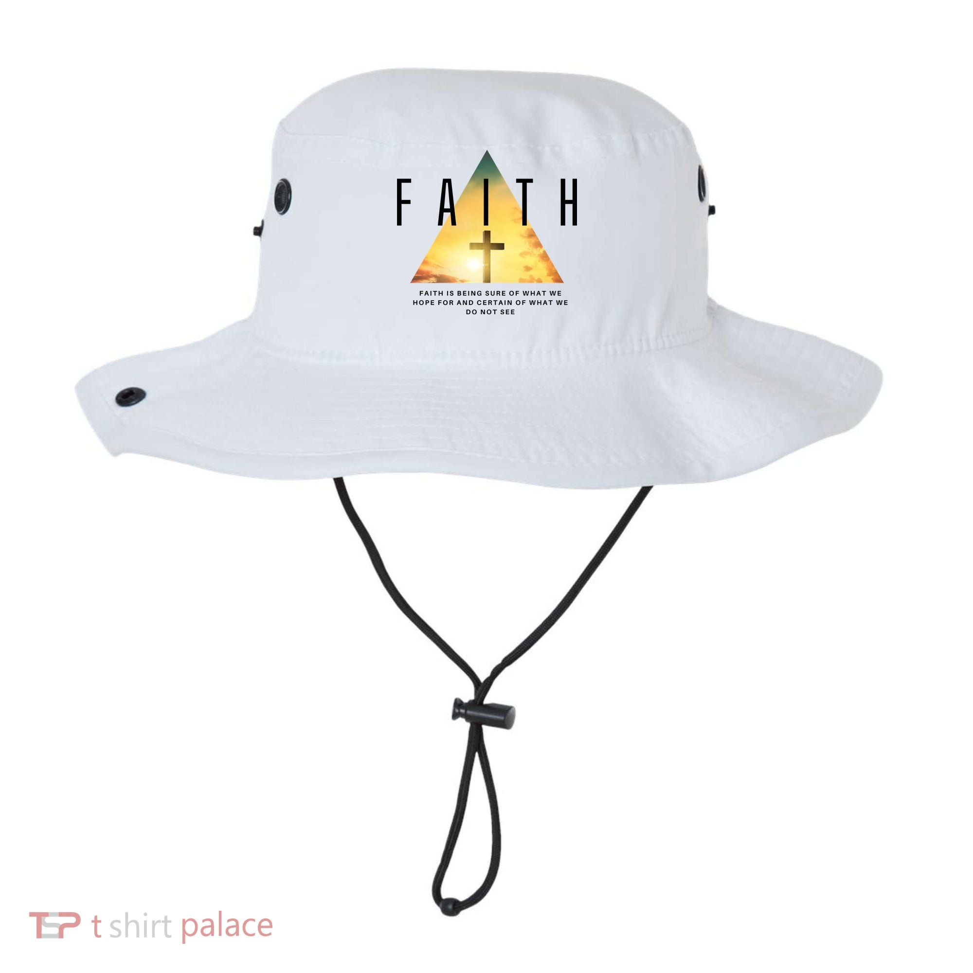 Faith Definition Cross Jesus Bucket Hat
