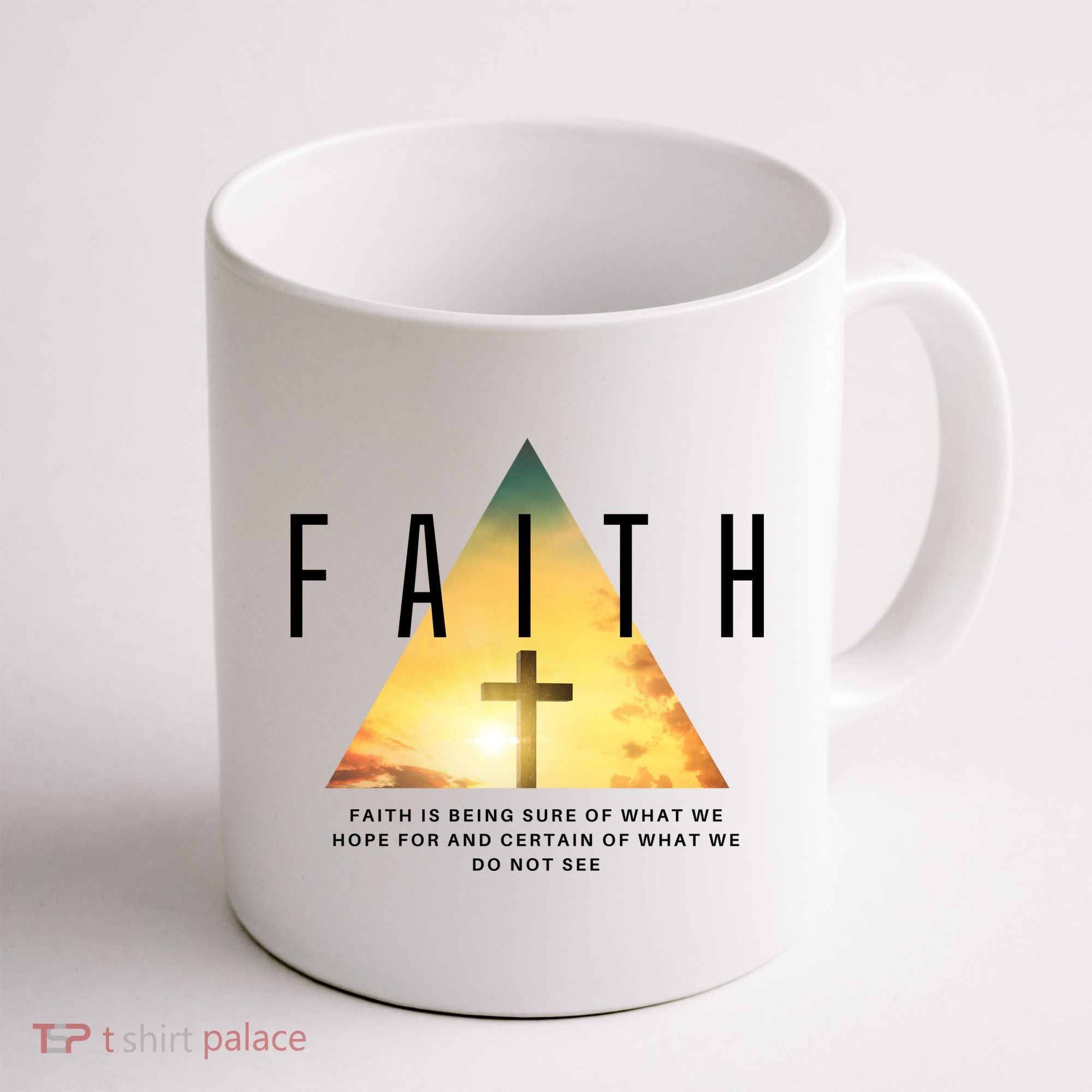 Faith Definition Cross Jesus Coffee Mug