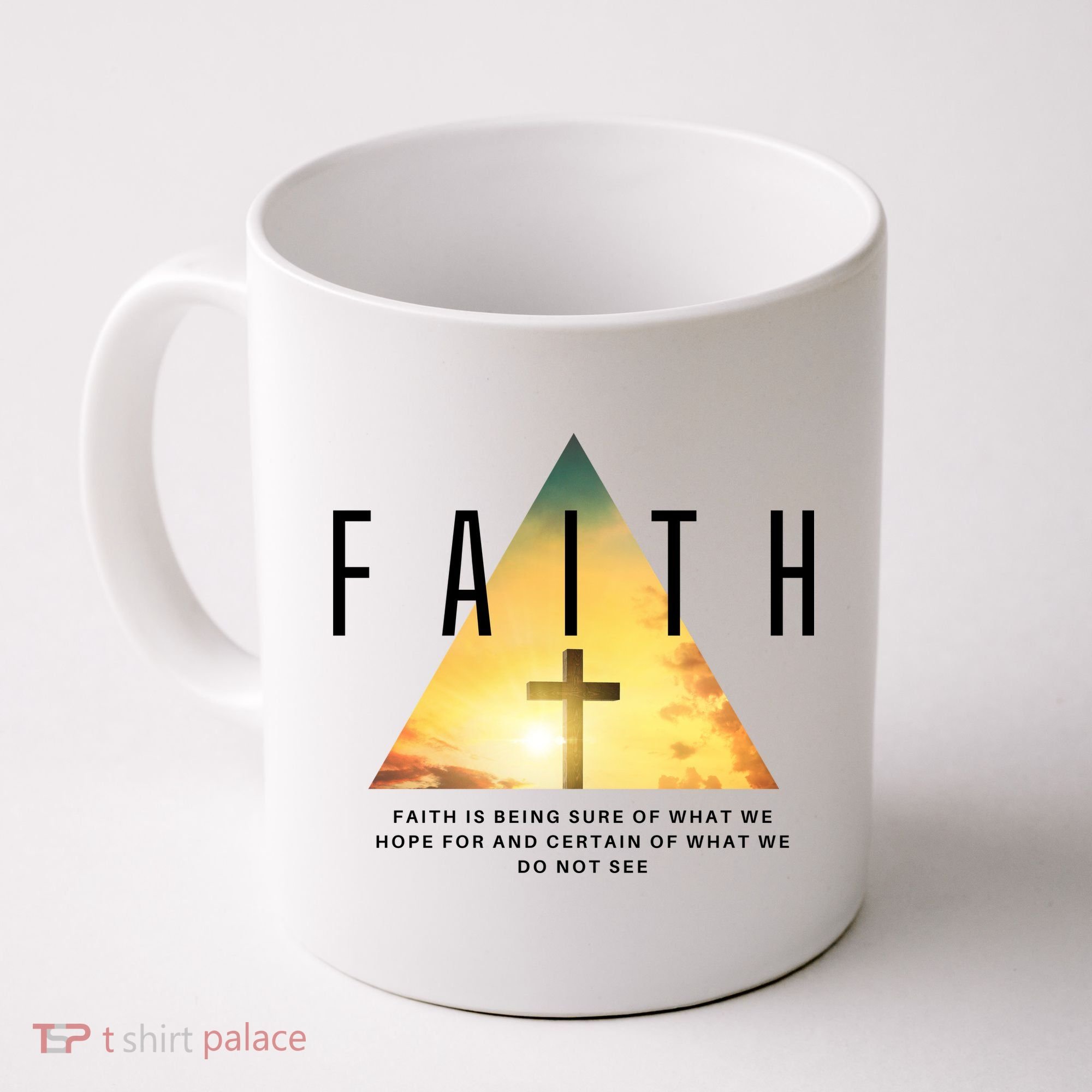 Faith Definition Cross Jesus Coffee Mug