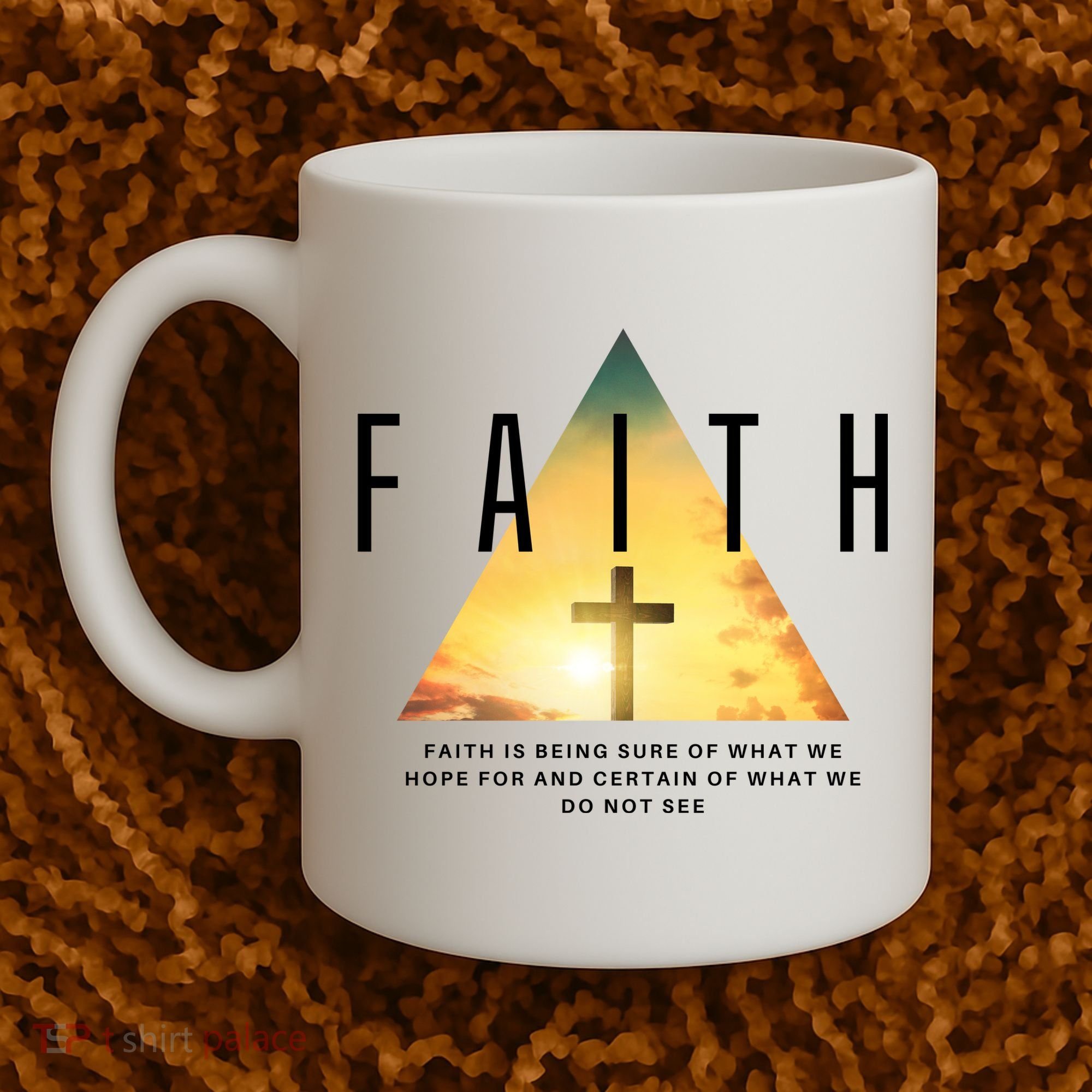 Faith Definition Cross Jesus Coffee Mug