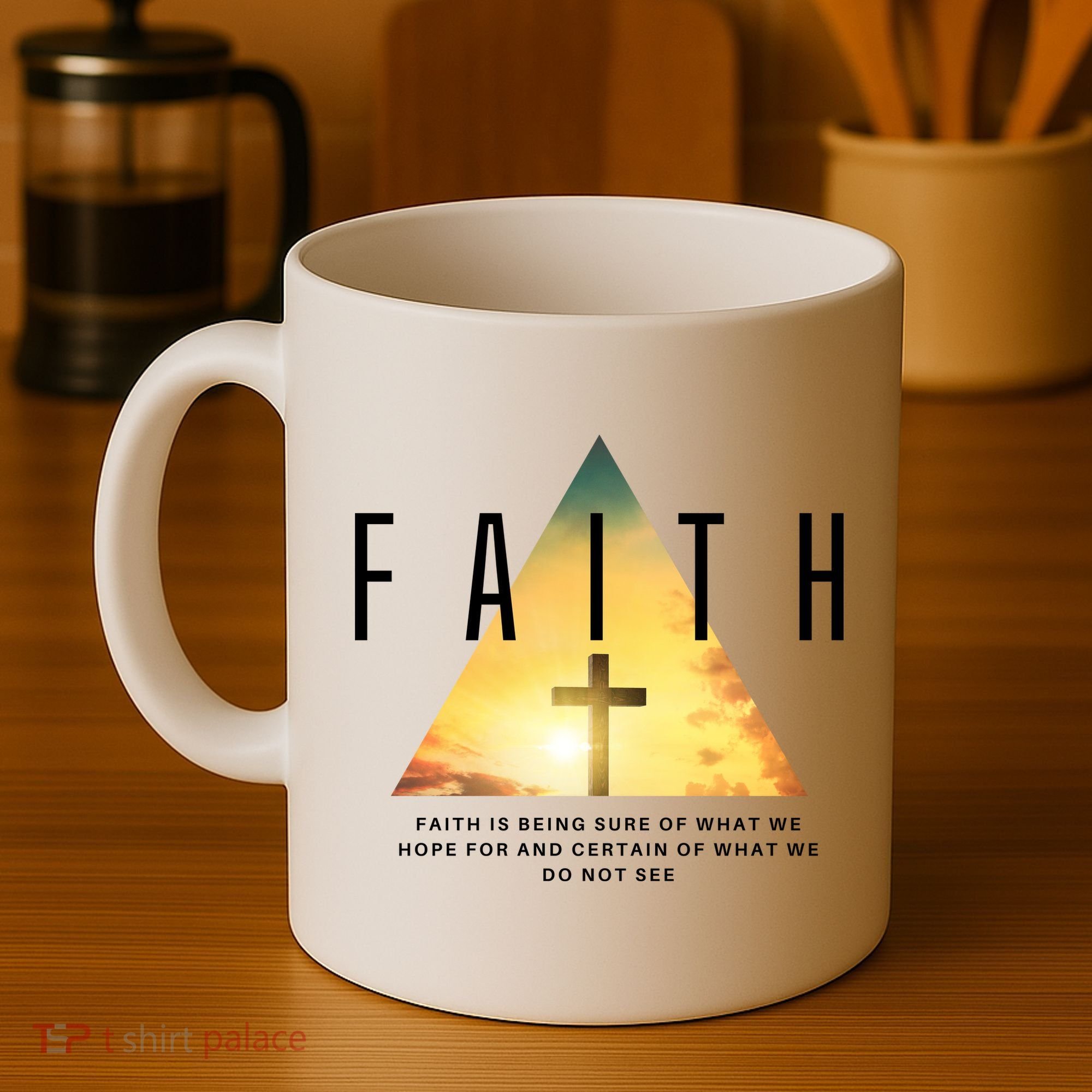 Faith Definition Cross Jesus Coffee Mug