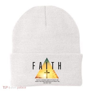 Faith Definition Cross Jesus Beanie