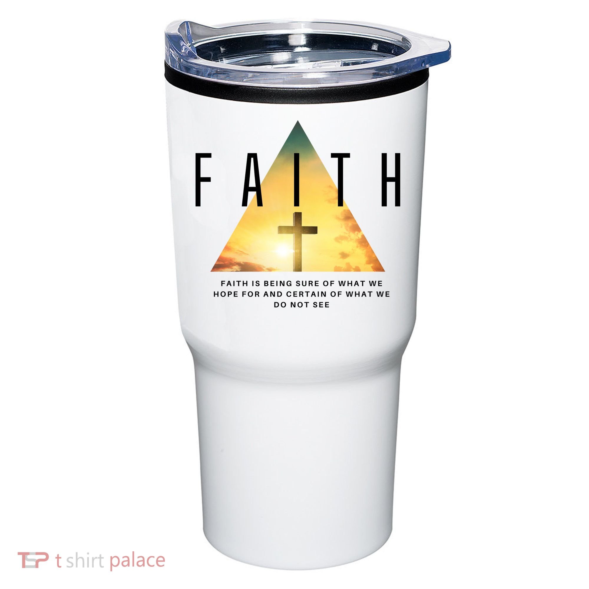 Faith Definition Cross Jesus Tumbler