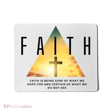Faith Definition Cross Jesus Mousepad