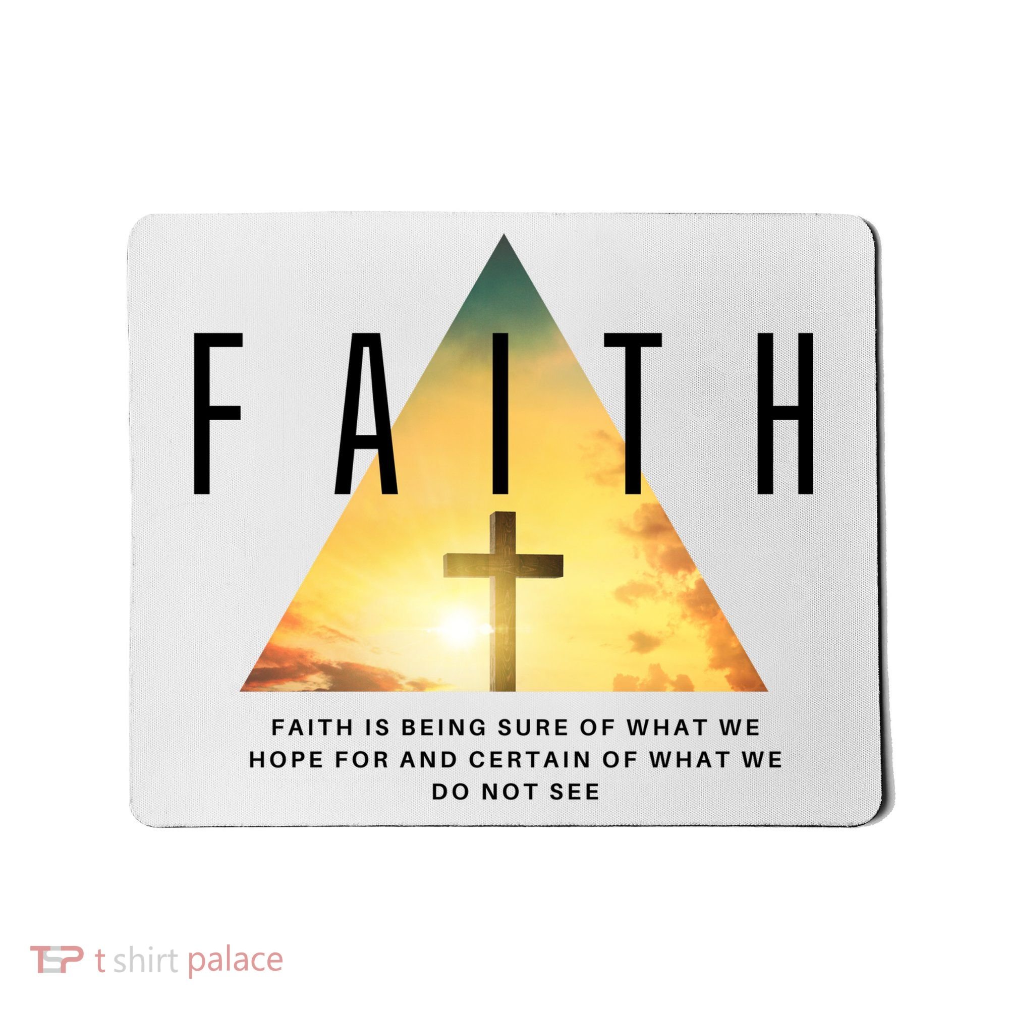 Faith Definition Cross Jesus Mousepad