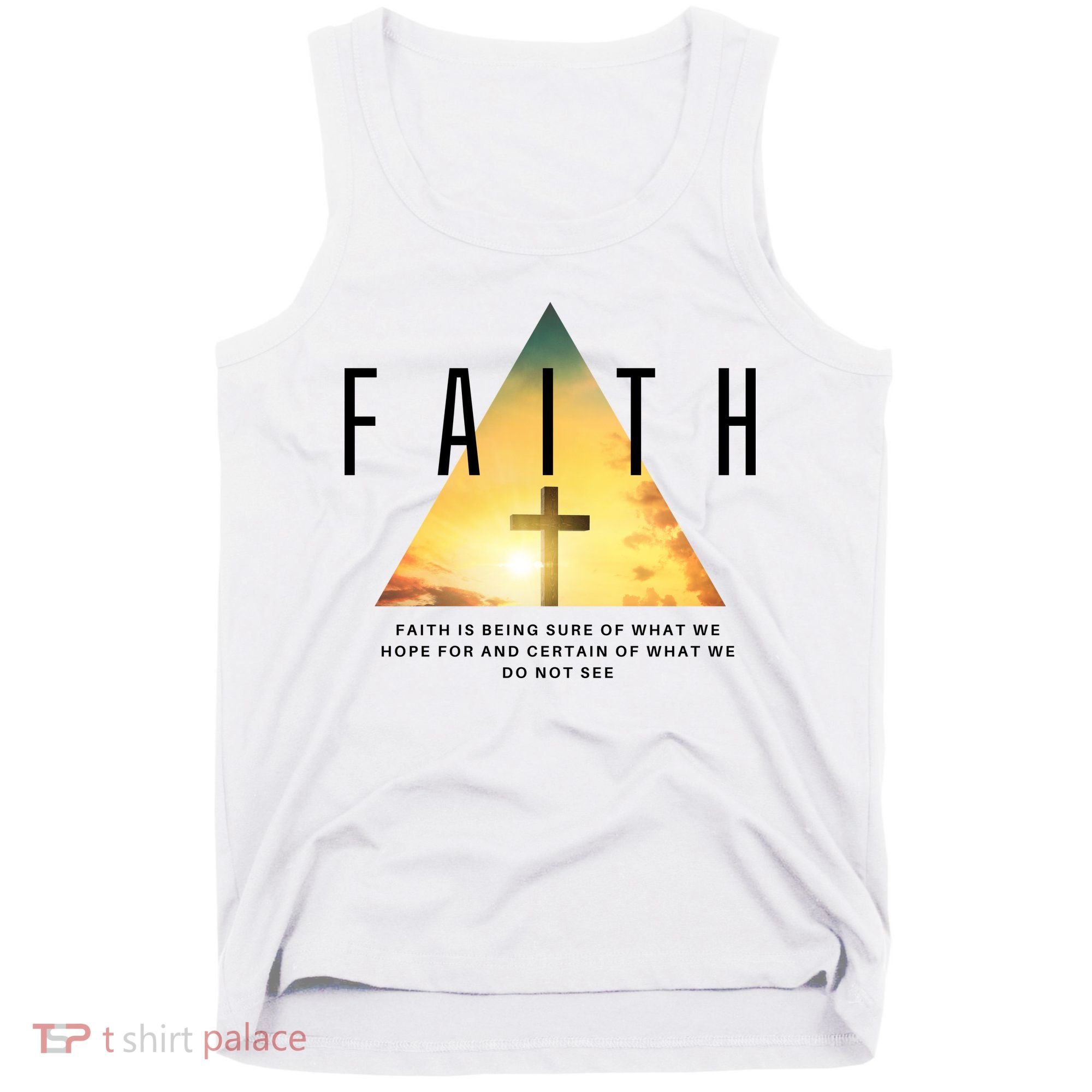 Faith Definition Cross Jesus Tank Top
